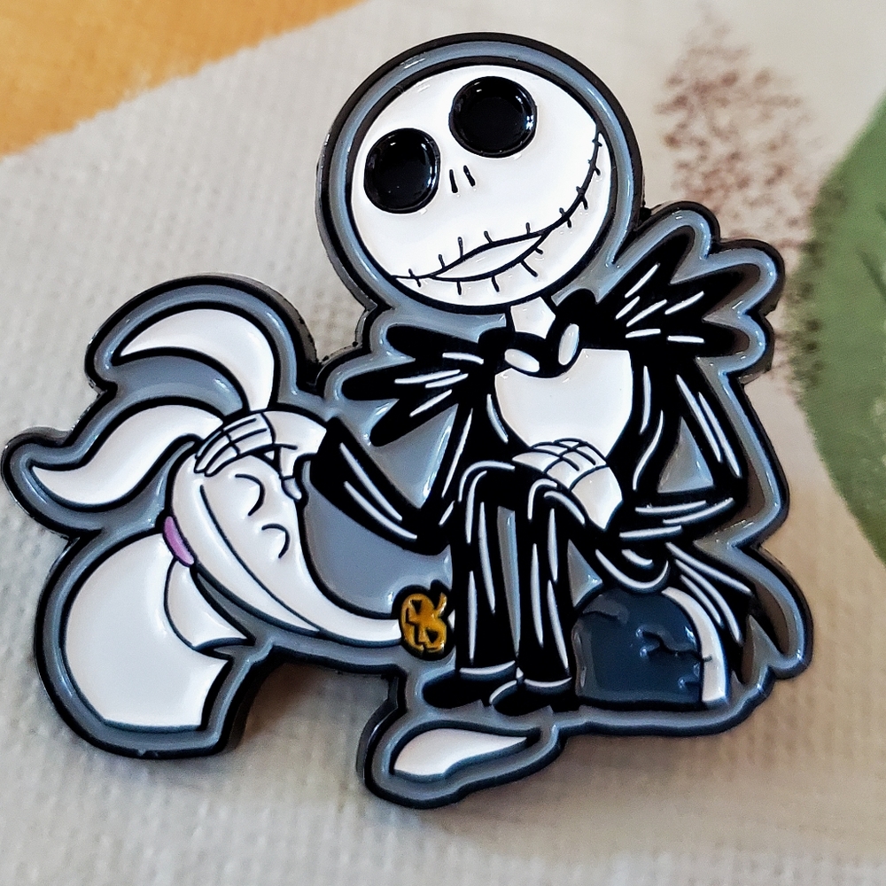 New Jack & zero enamel pin